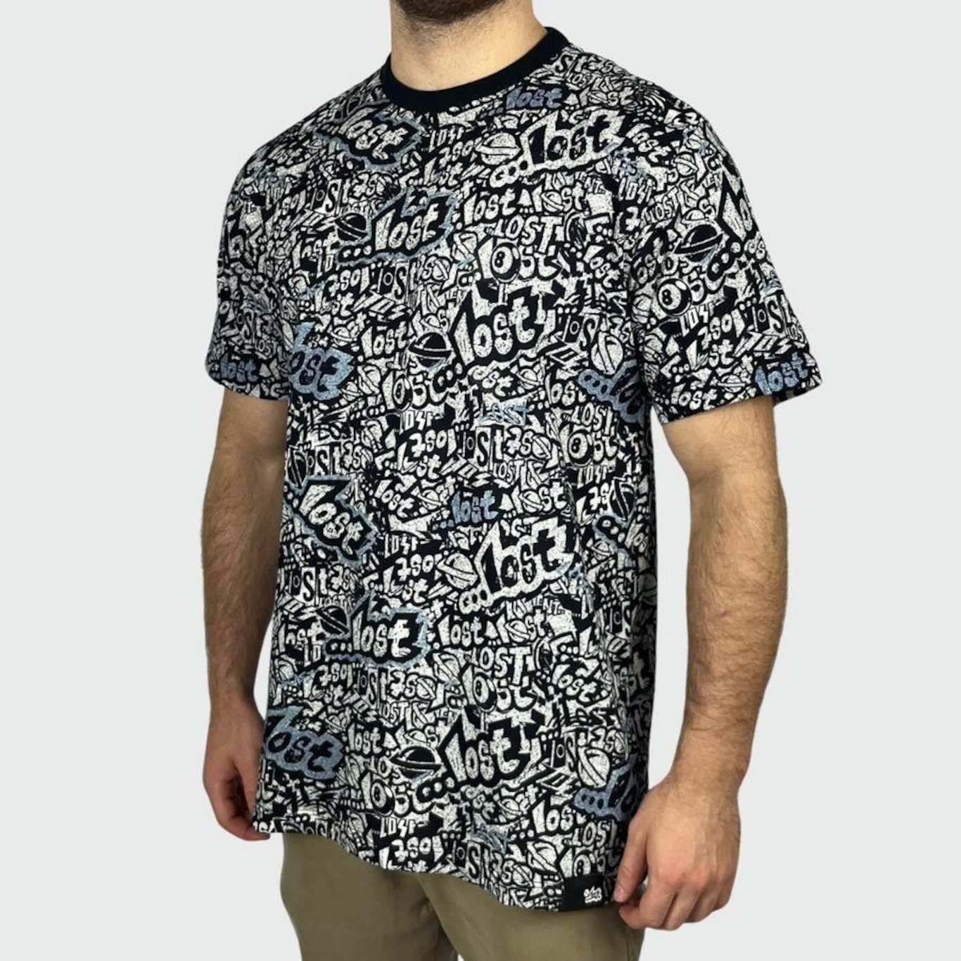 Camiseta Lost Full Print Lostmania - Masculina - Foto 2