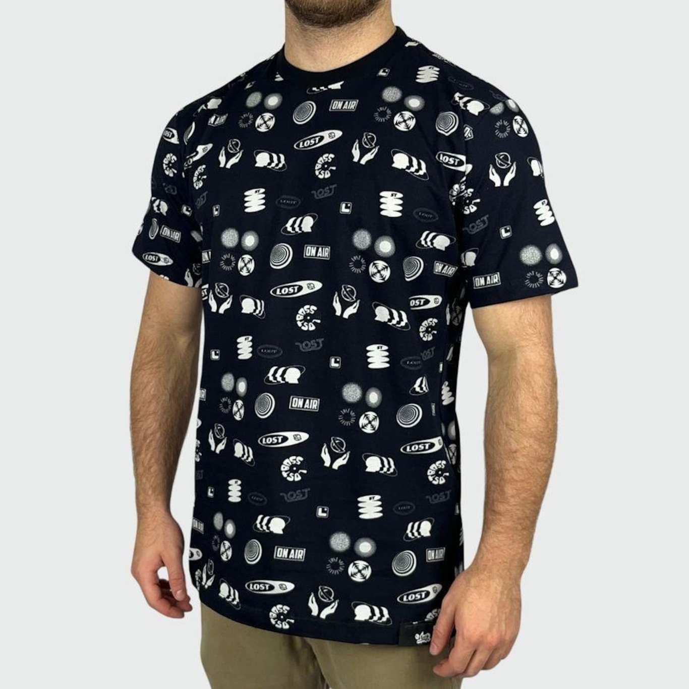 Camiseta Lost Full Print Lostsounds - Masculina - Foto 2