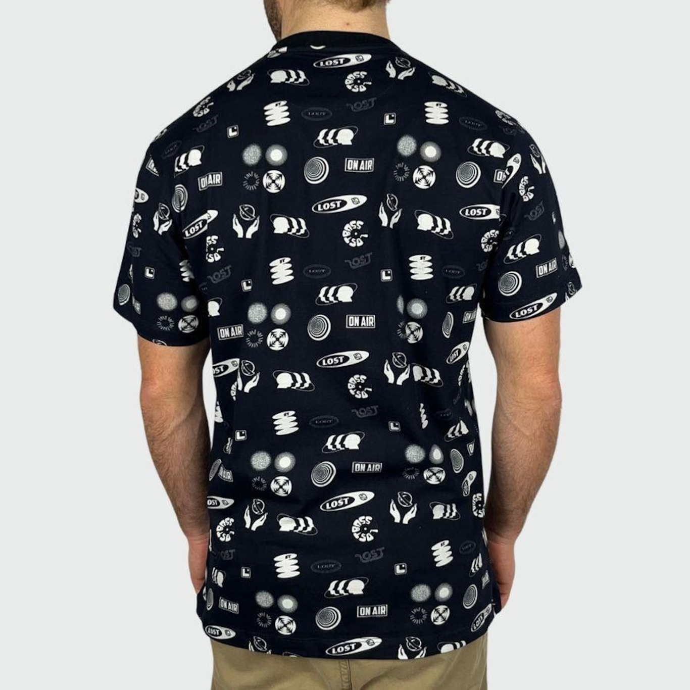 Camiseta Lost Full Print Lostsounds - Masculina - Foto 4