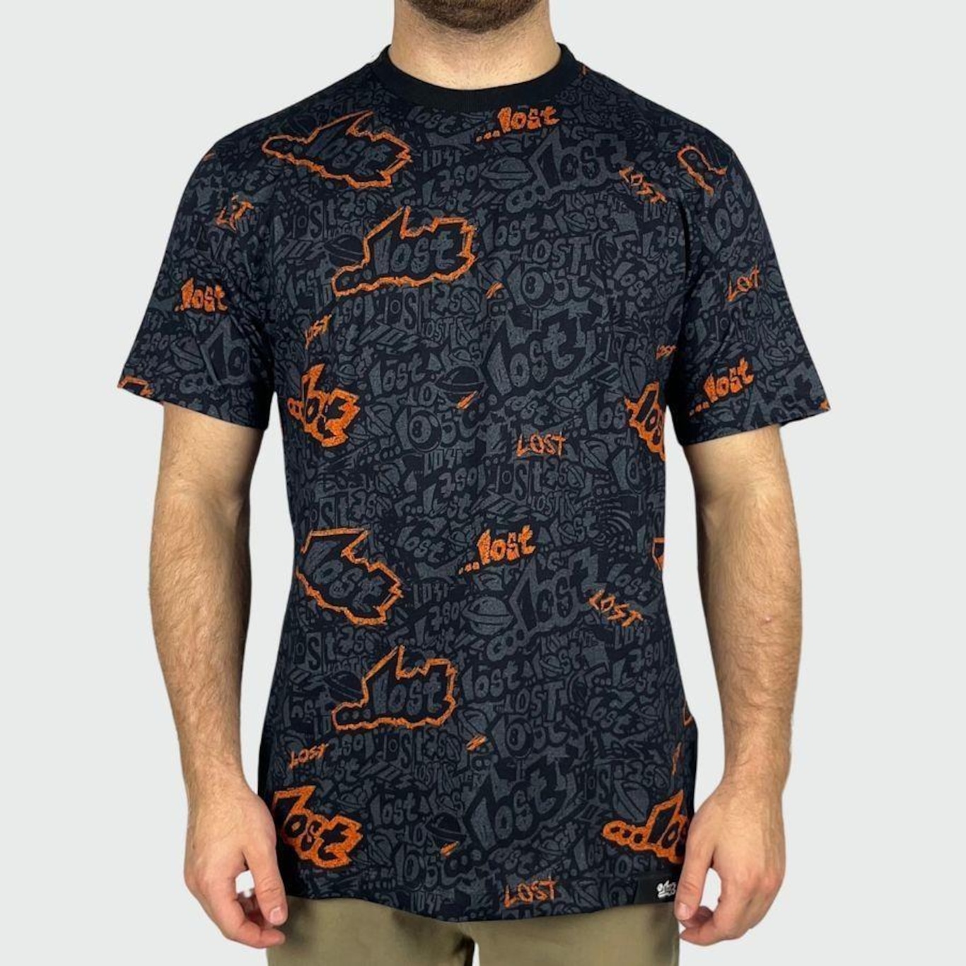 Camiseta Lost Full Print Lostmania - Masculina - Foto 1