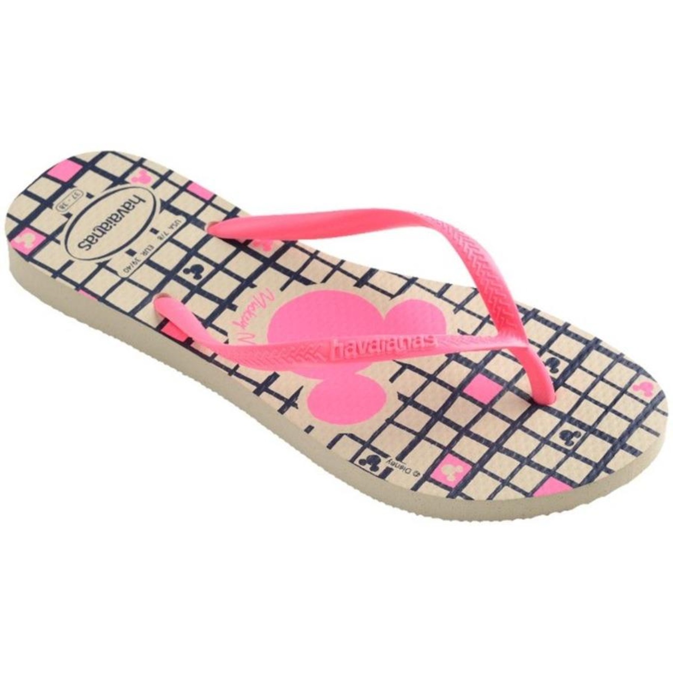 Chinelo Havaianas Slim Disney - Feminino - Foto 2