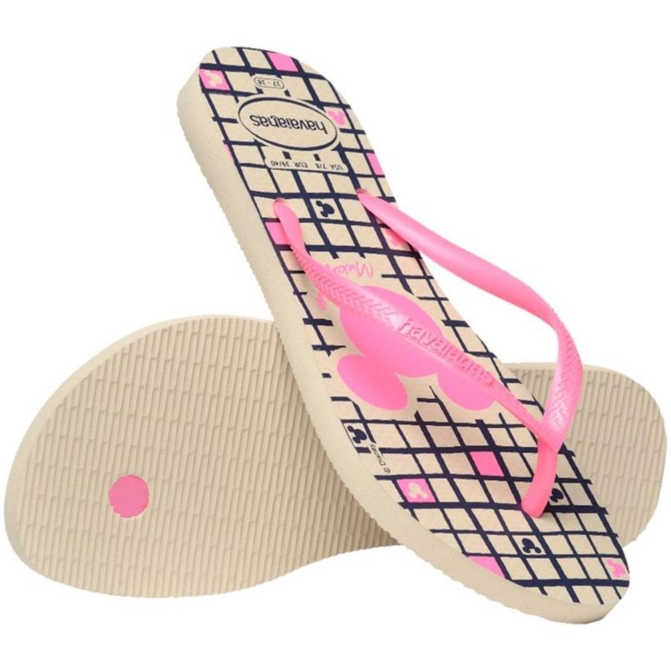 Chinelo Havaianas Slim Disney - Feminino - Foto 3