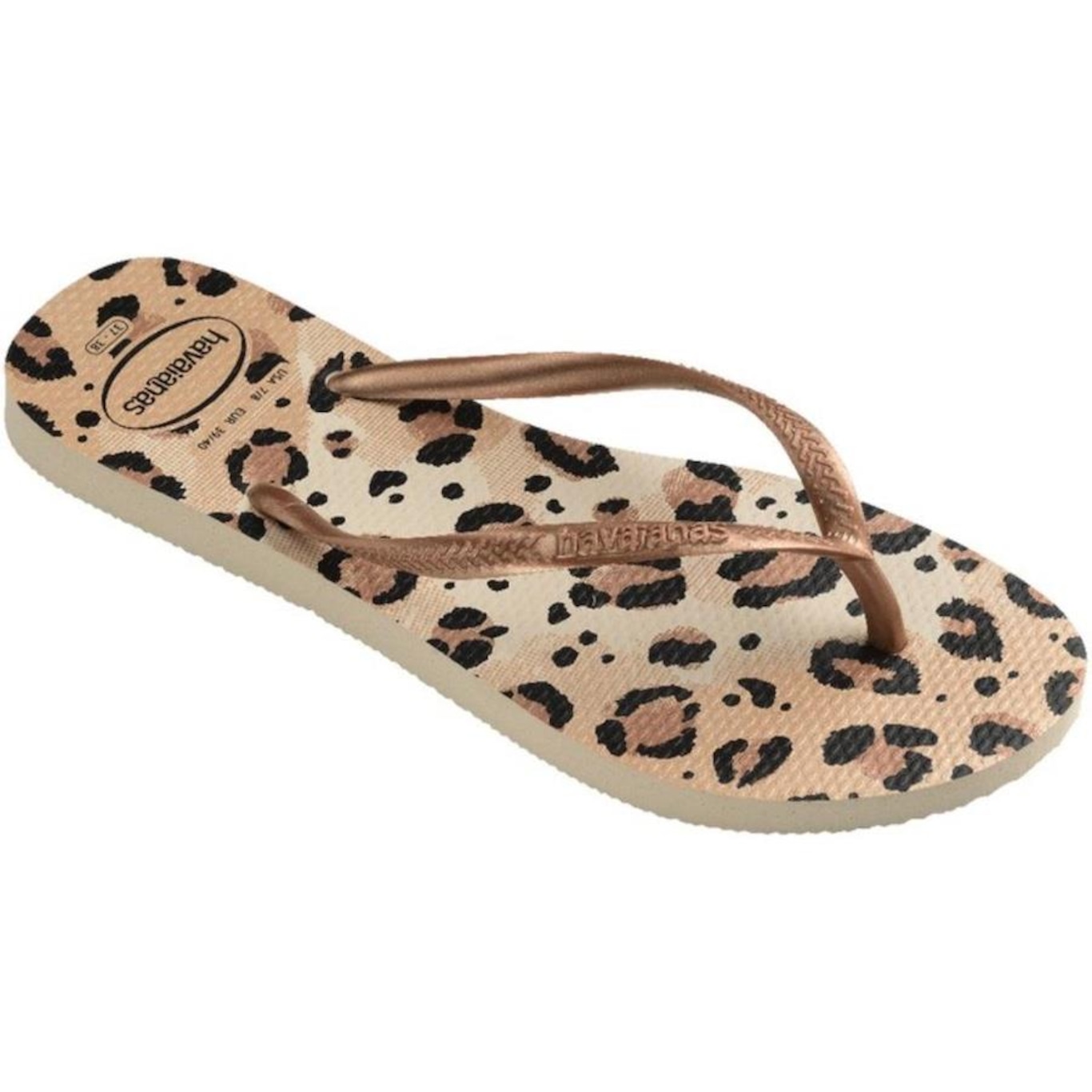 Chinelo Havaianas Slim Animals - Feminino - Foto 2