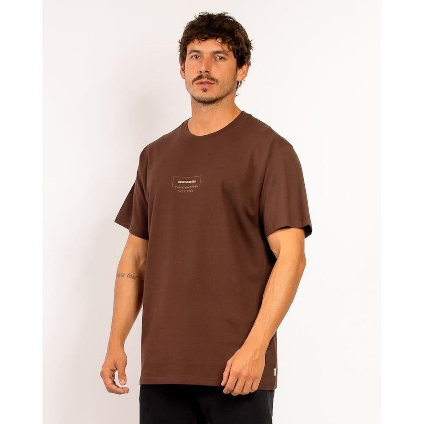 Camiseta Rip Curl Signature Og - Masculina - Foto 2