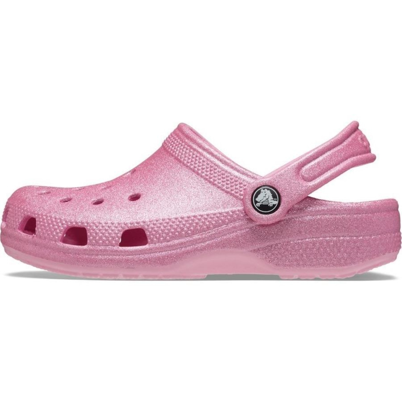 Sandália Crocs Classic Clog Glitter K - Infantil - Foto 3