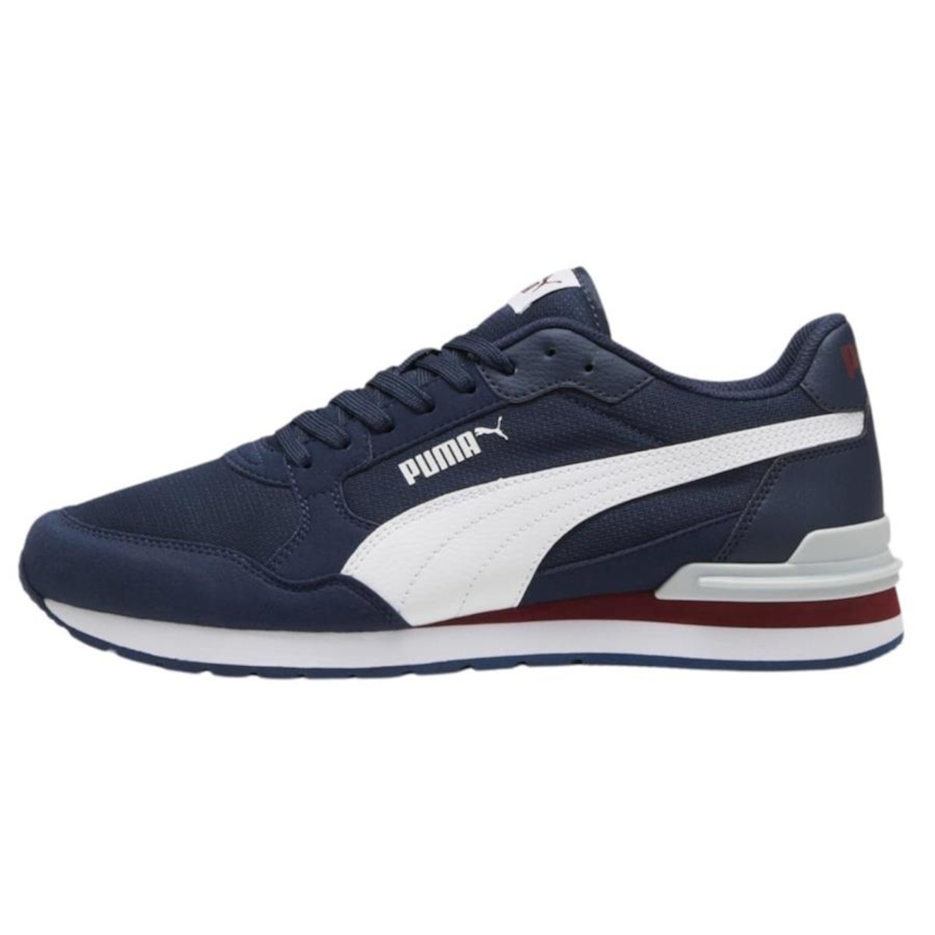 Kit Tênis Puma St Runner V4 Mesh + Meia - Masculino - Foto 3