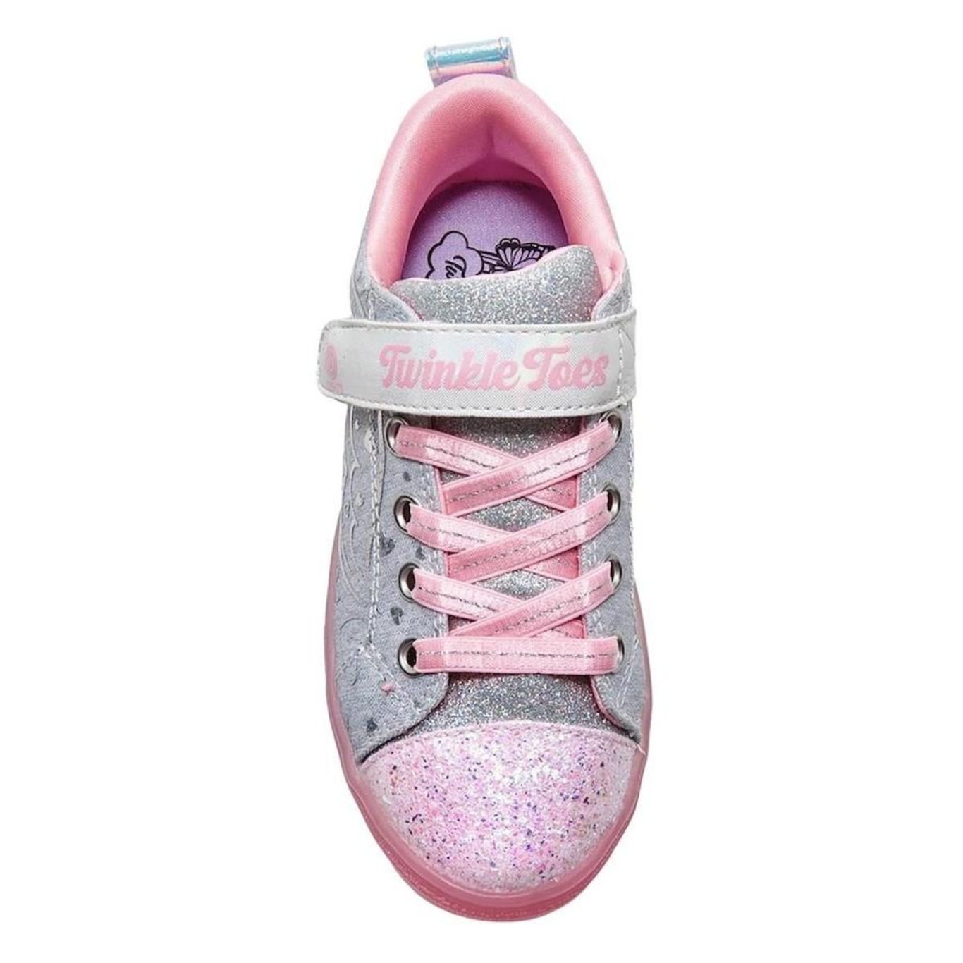 Tênis Skechers S Lights Twinkle T S Iceheathermagic - Infantil - Foto 2