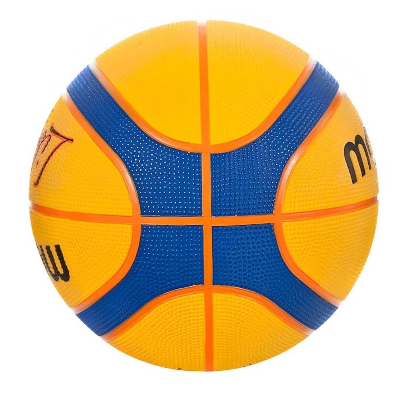 Bola de Basquete Molten 3X3 Basketball Rubber Cover Bt332010 Sulcos Profundos - Foto 2