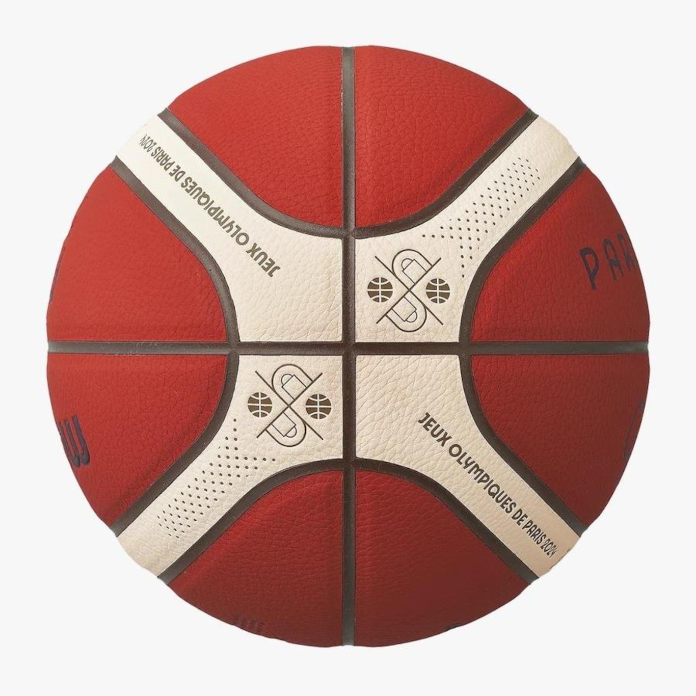 Bola de Basquete Molten Bg3800 Basketball Fiba Approved Olimpíadas Paris 2024 T7 - Foto 2