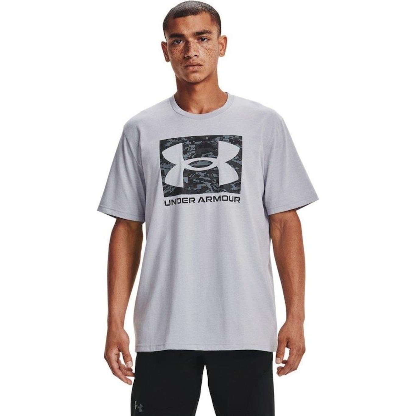 Camiseta Under Armour Abc Camo Boxed Logo - Masculina - Foto 1