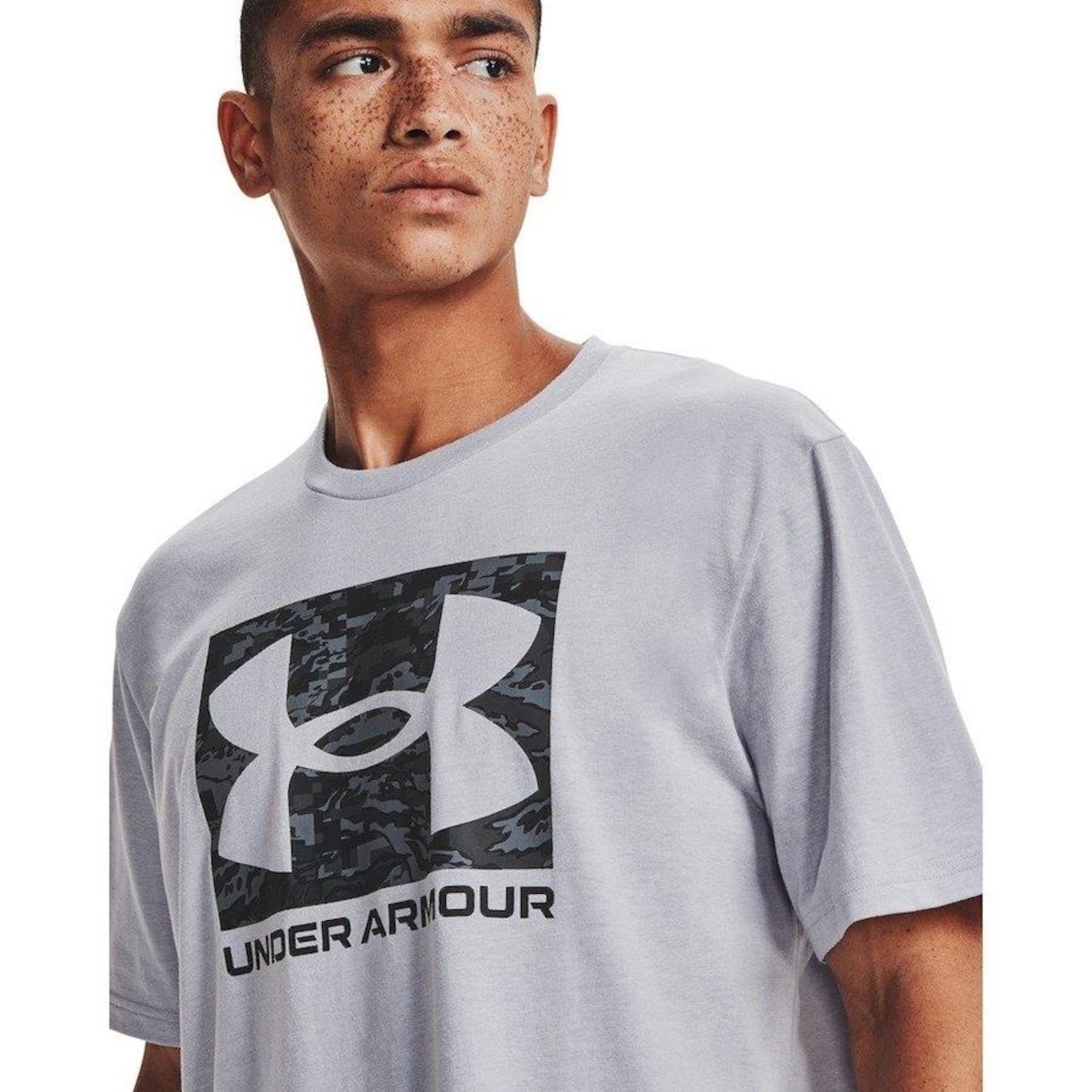 Camiseta Under Armour Abc Camo Boxed Logo - Masculina - Foto 4