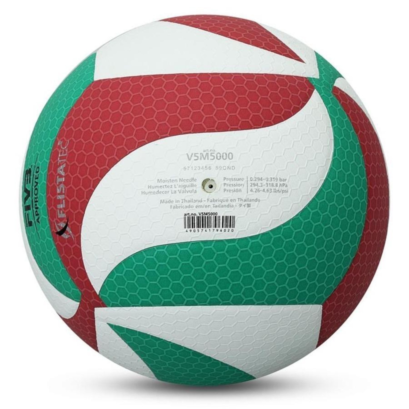 Bola de Vôlei Molten V5M5000 Flistatc Fivb Approved T5 - Foto 4