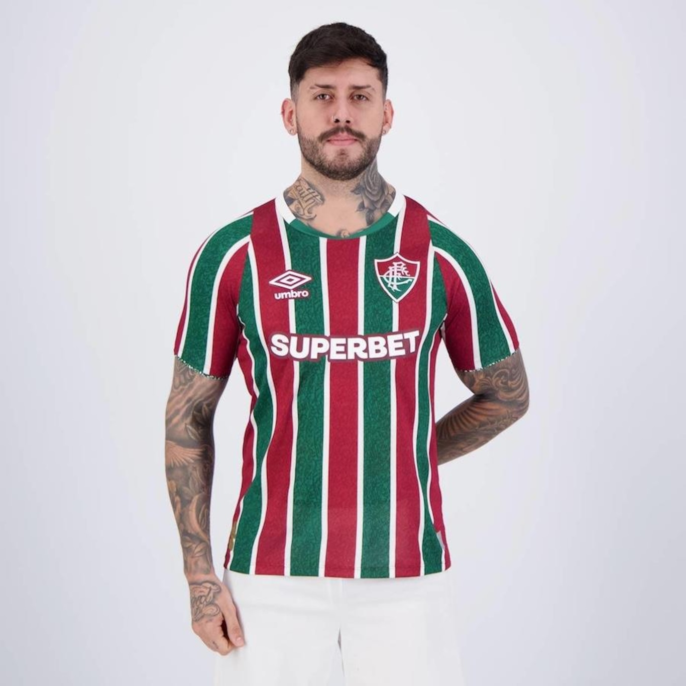 Camisa do Fluminense I 2024 Umbro - Masculina - Foto 1