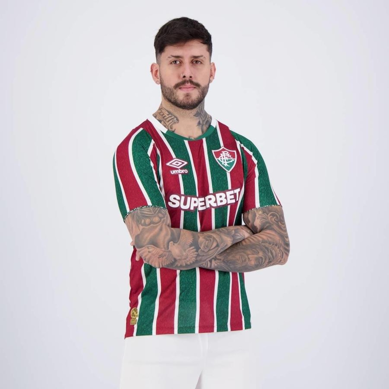 Camisa do Fluminense I 2024 Umbro - Masculina - Foto 2