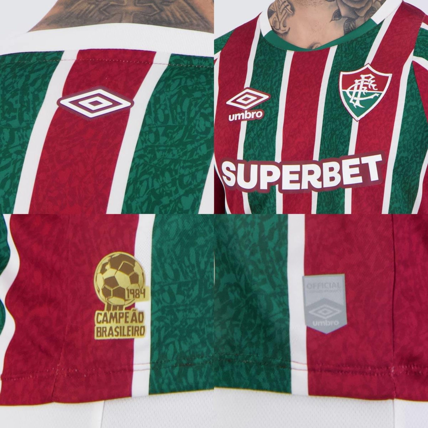 Camisa do Fluminense I 2024 Umbro - Masculina - Foto 5