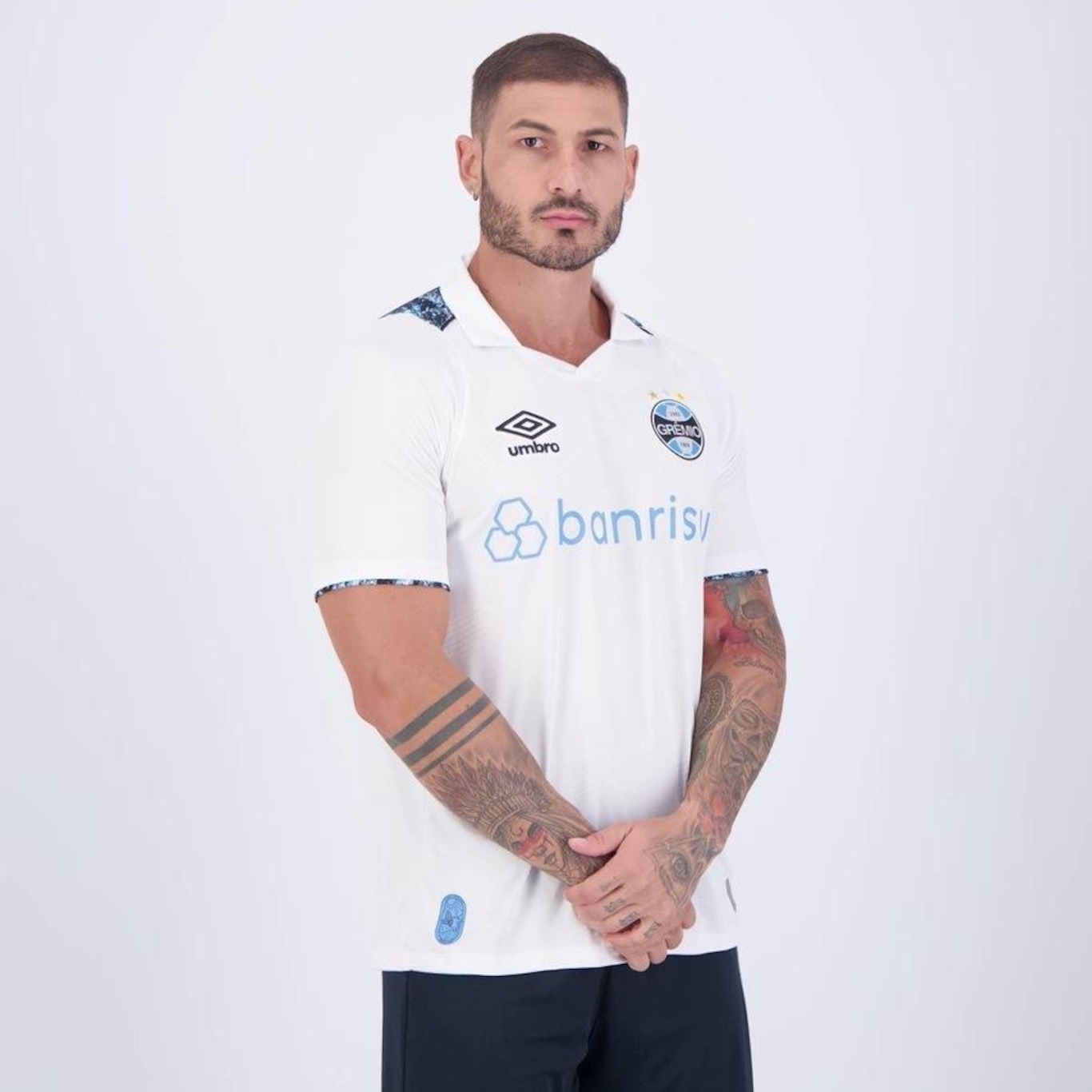 Camisa do Grêmio I 2024 Umbro 7 Renato Gaúcho - Masculina - Foto 3