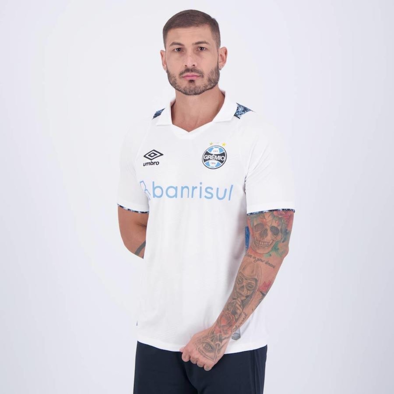 Camisa do Grêmio I 2024 Umbro 7 Renato Gaúcho - Masculina - Foto 4