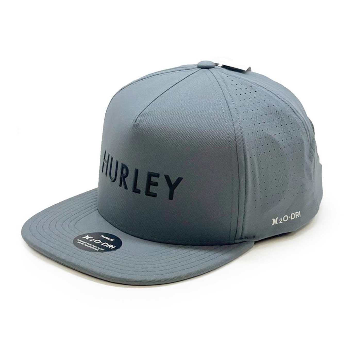 Boné Aba Reta Hurley Flat Rubber - Snapback - Adulto - Foto 1