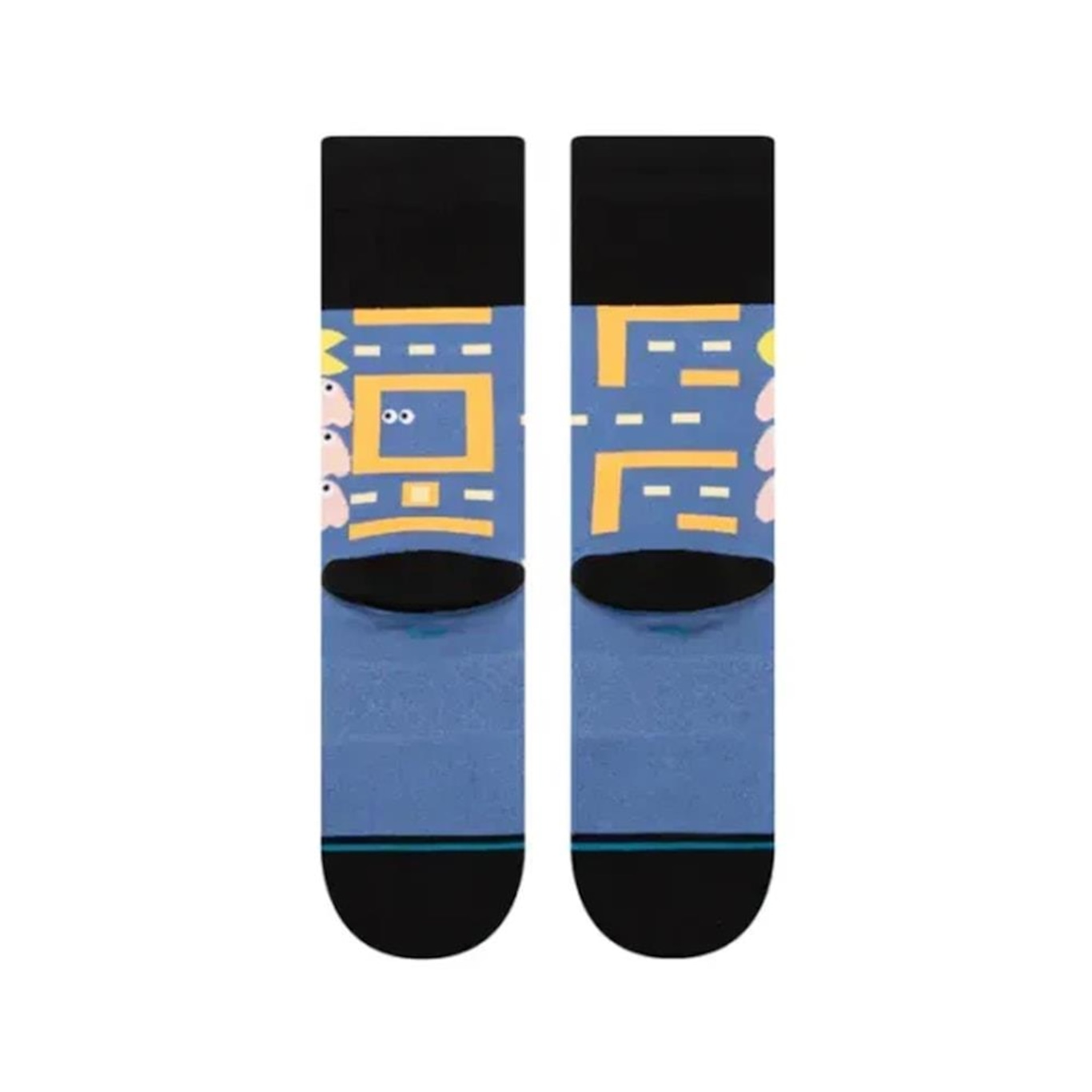 Meia Stance Collab Pacman Power Pellet Azul - Foto 3