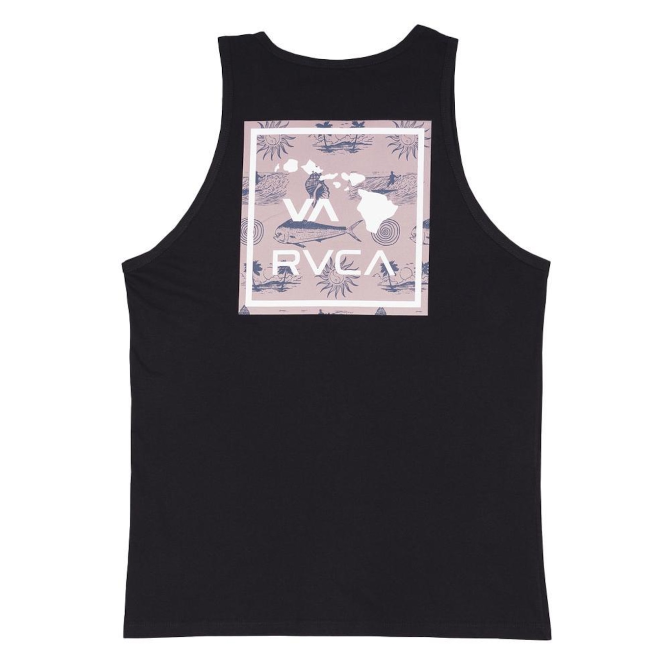 Camiseta Regata Rvca Hawaii Va Sl Sm25 - Masculina - Foto 4