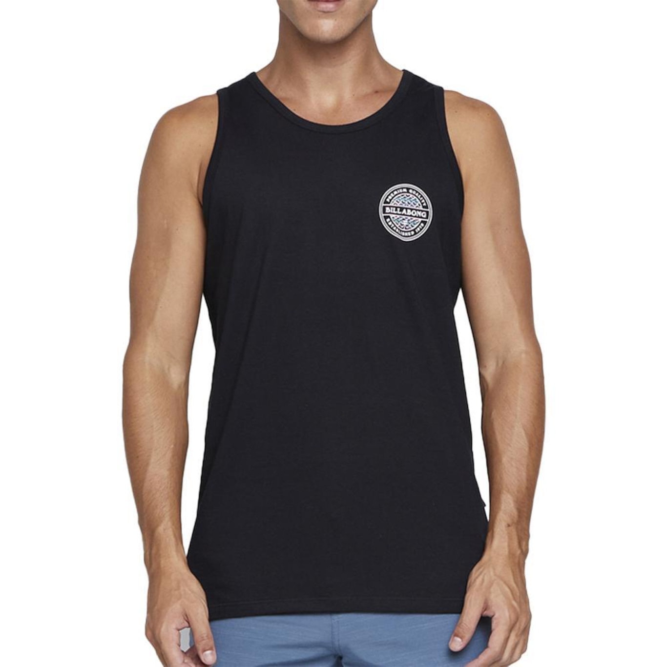 Camiseta Regata Billabong Rotor Fill Masculina - Foto 1