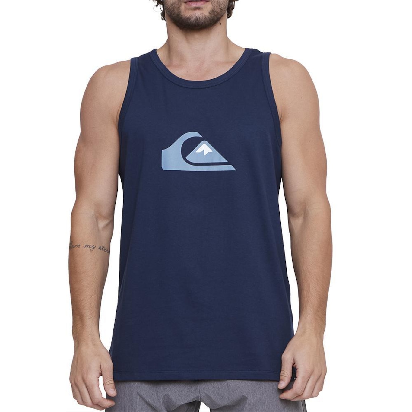 Camiseta Regata Quiksilver Comp Logo Sm25 - Masculina - Foto 1