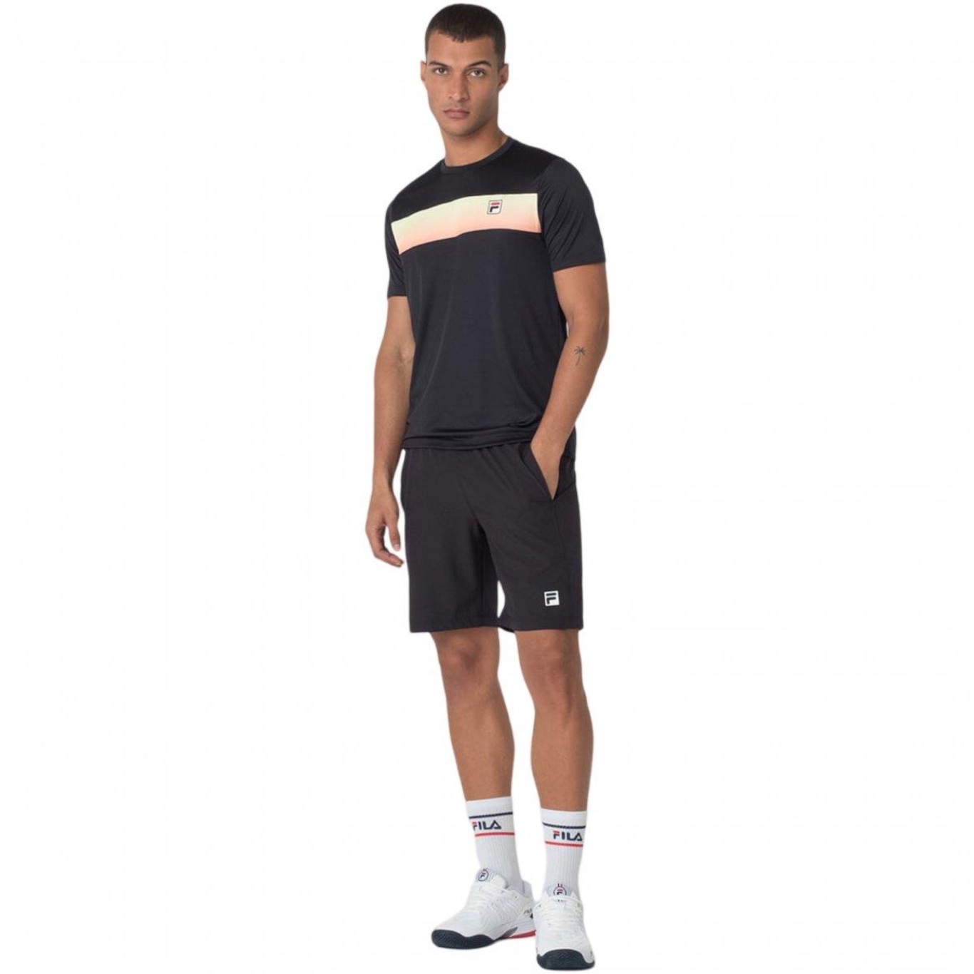 Bermuda Fila Player F-Box Ii - Masculina - Foto 3