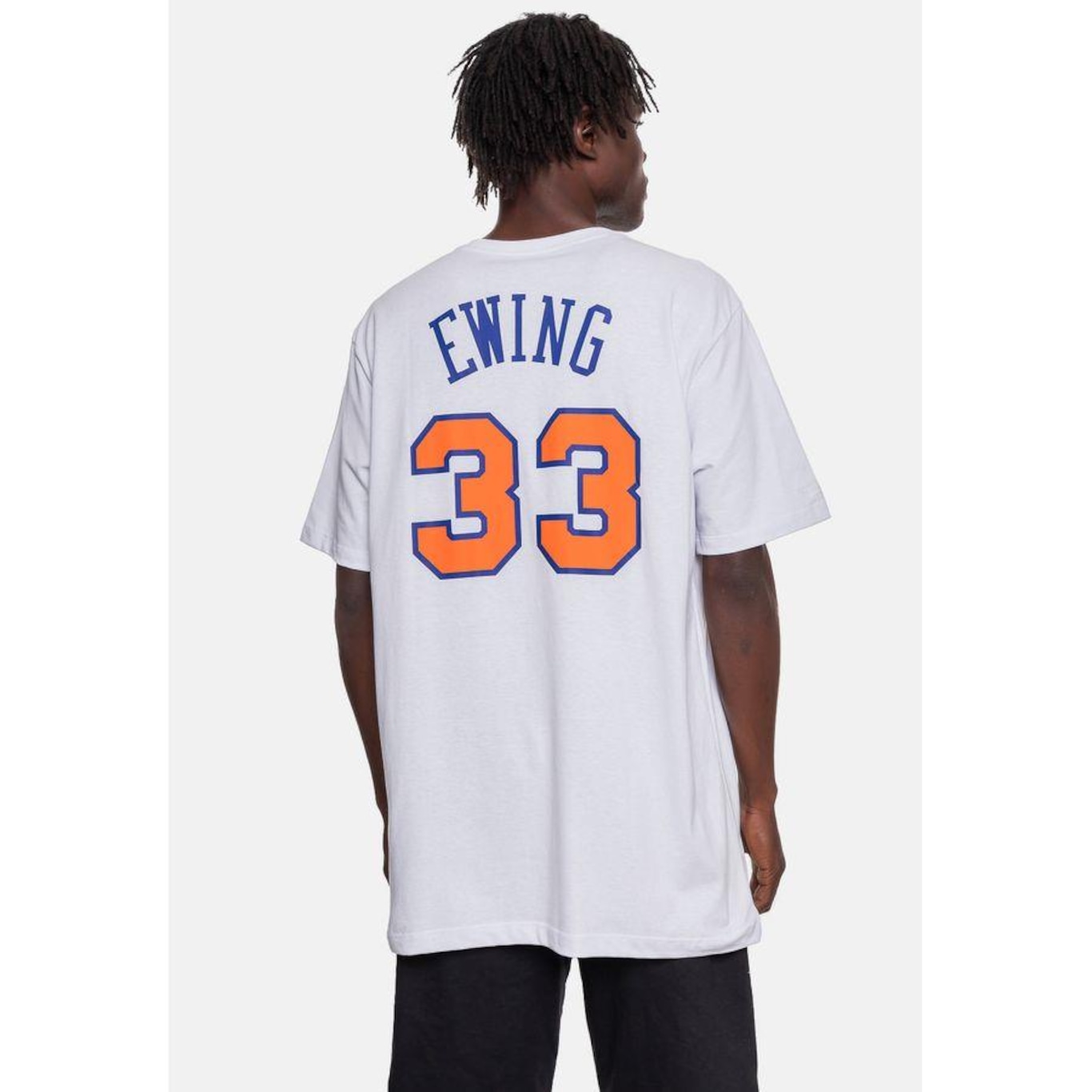 Camiseta Mitchell & Ness New York Knicks 33 Patrick Ewing - Masculina - Foto 2