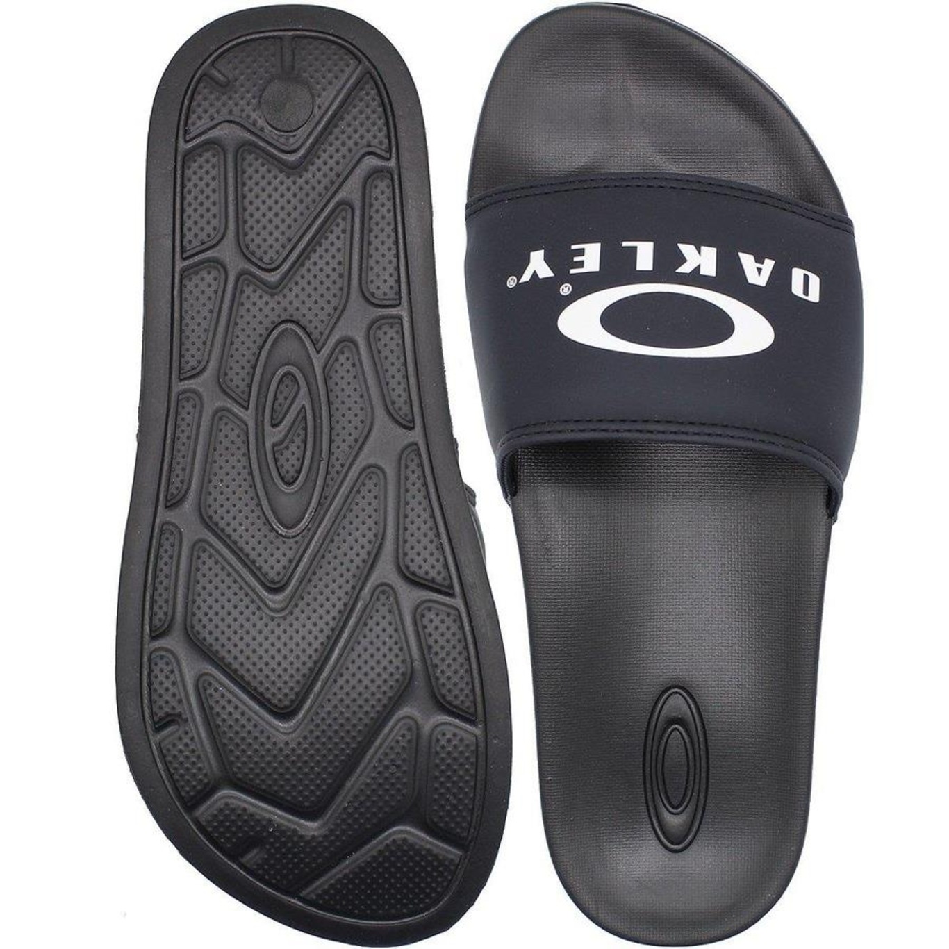 Chinelo Slide Oakley Malibu Bark Macio - Masculino - Foto 3