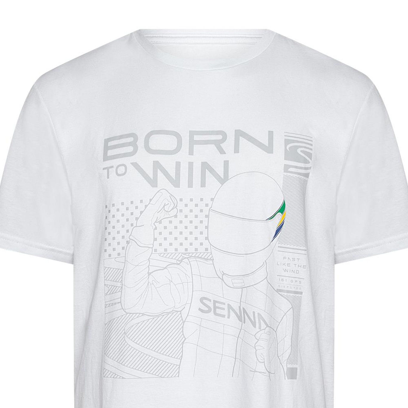 Camiseta Ayrton Senna Born To Win  Busque Sua Verdade - Masculina - Foto 2