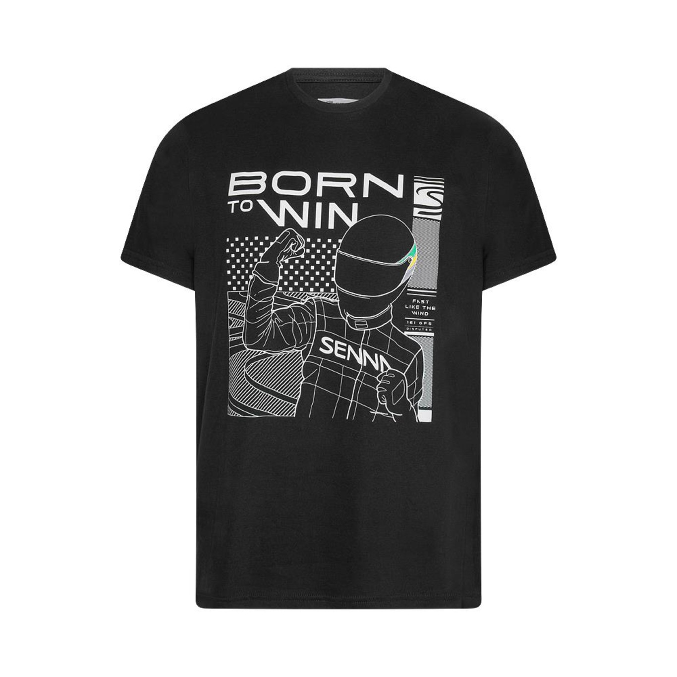 Camiseta Ayrton Senna Born To Win  Busque Sua Verdade - Masculina - Foto 1