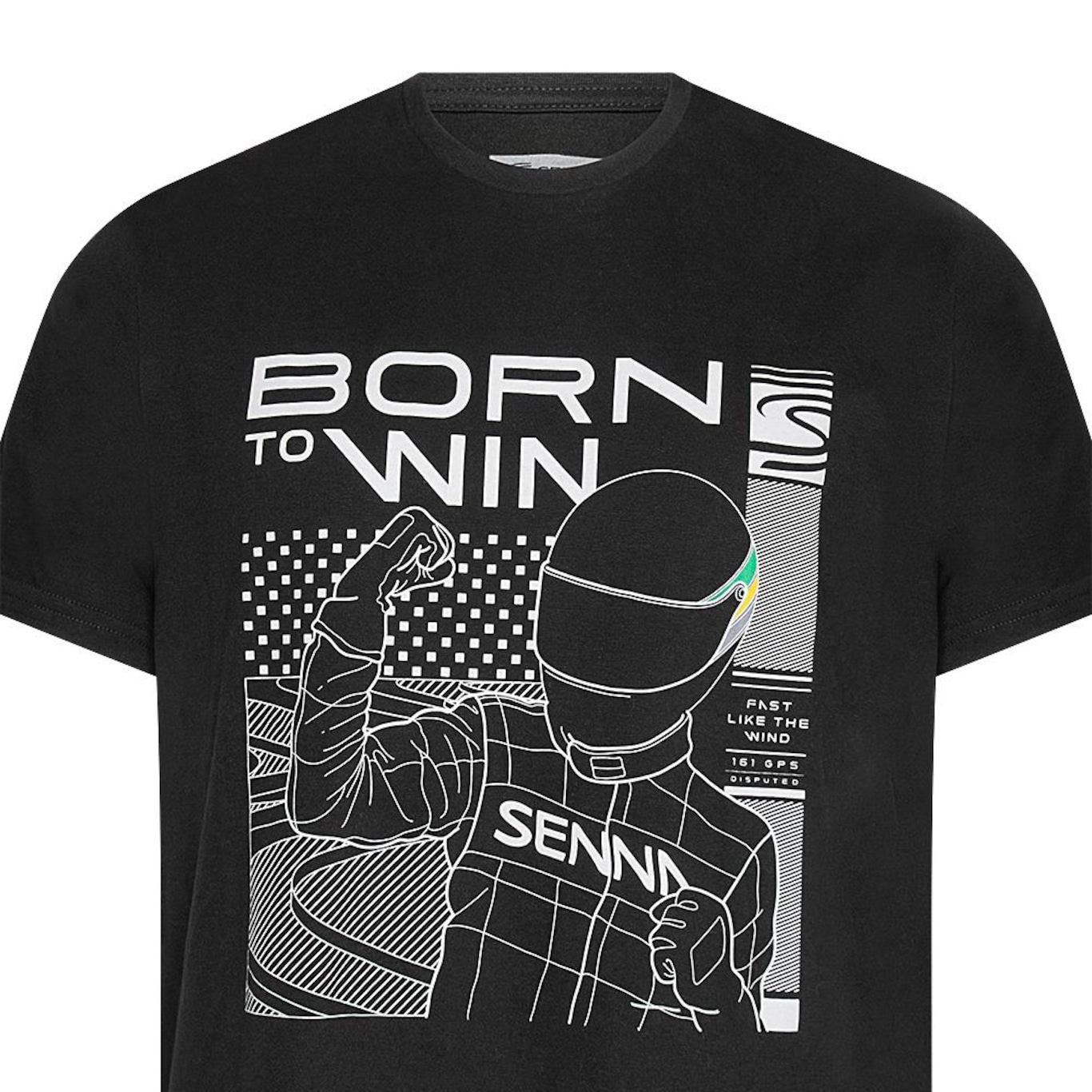 Camiseta Ayrton Senna Born To Win  Busque Sua Verdade - Masculina - Foto 2