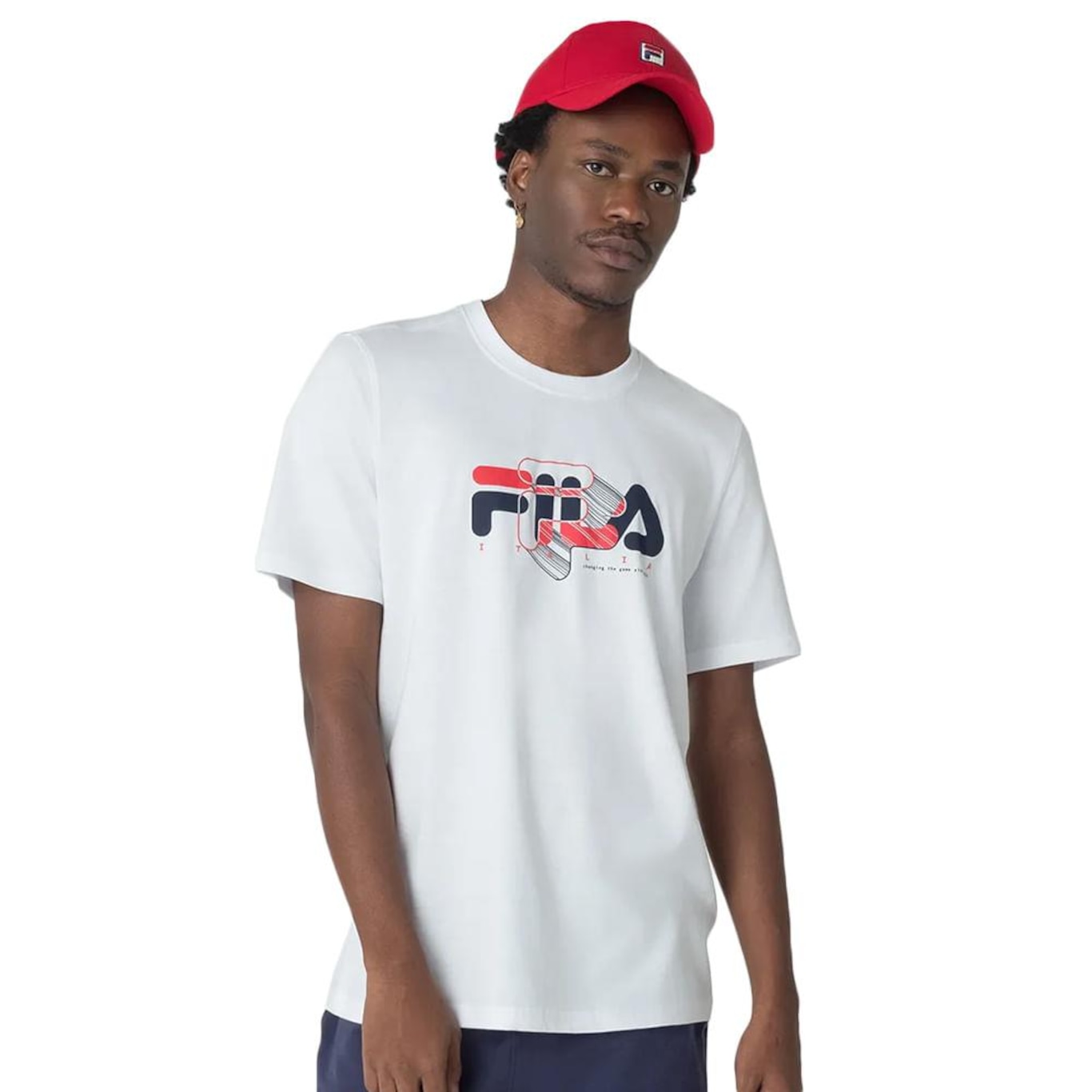 Camiseta Fila F Italia - Masculina - Foto 1