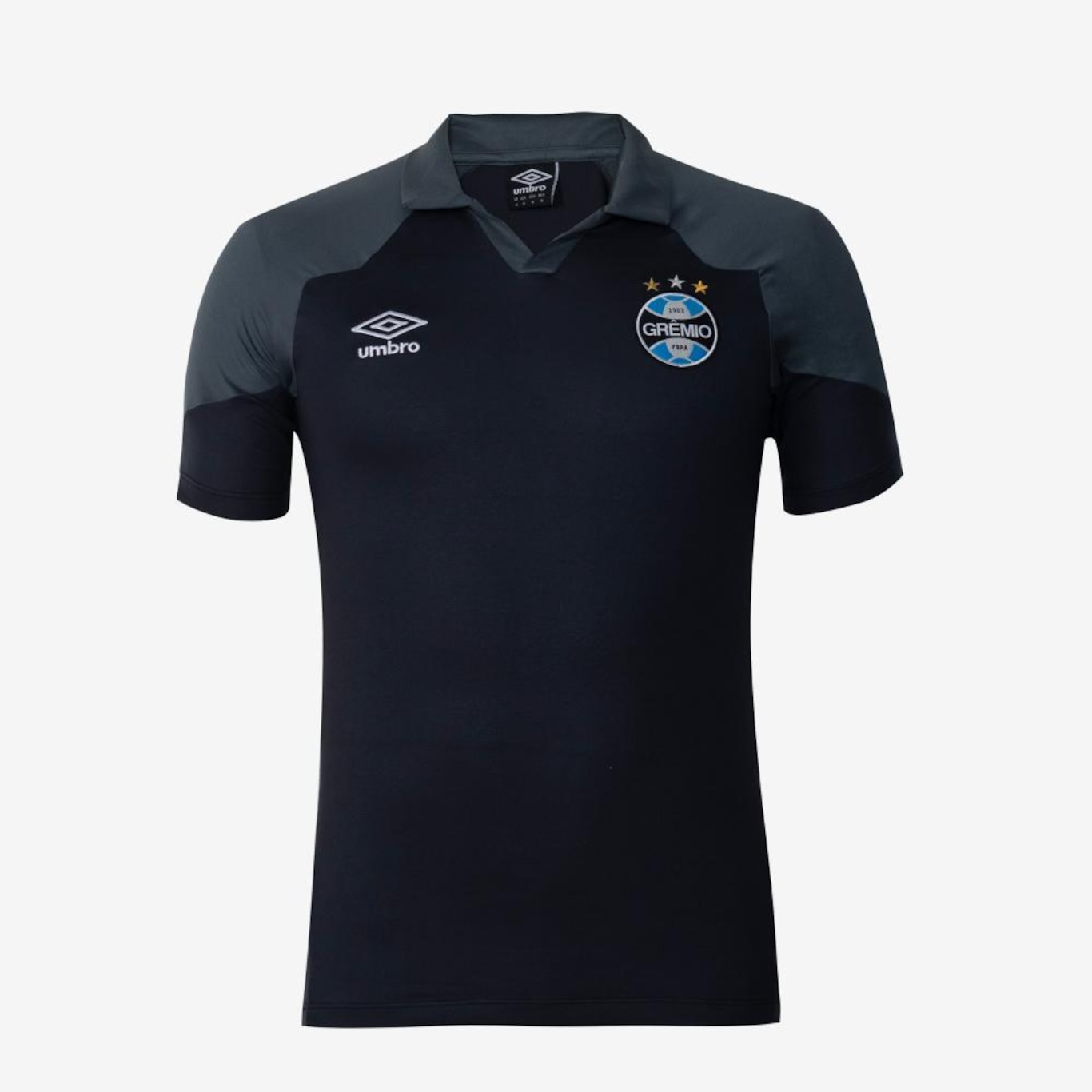 Camisa Polo do Gremio 2023 Umbro Viagem - Masculina - Foto 1