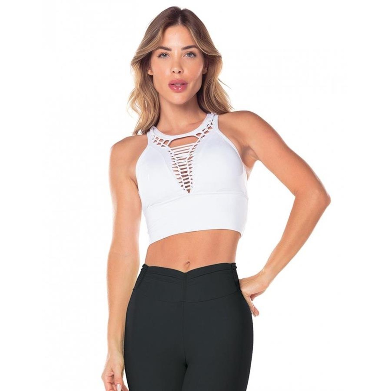 Top Fitness Vestem Laser Esqueleto - Feminino - Foto 1