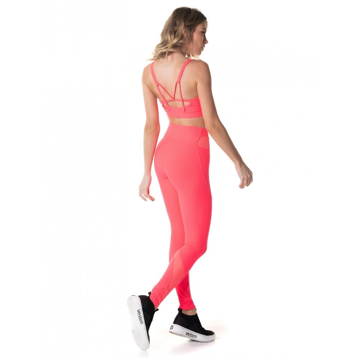 Calça Legging Vestem Fuso Aerobic - Feminina - Foto 4