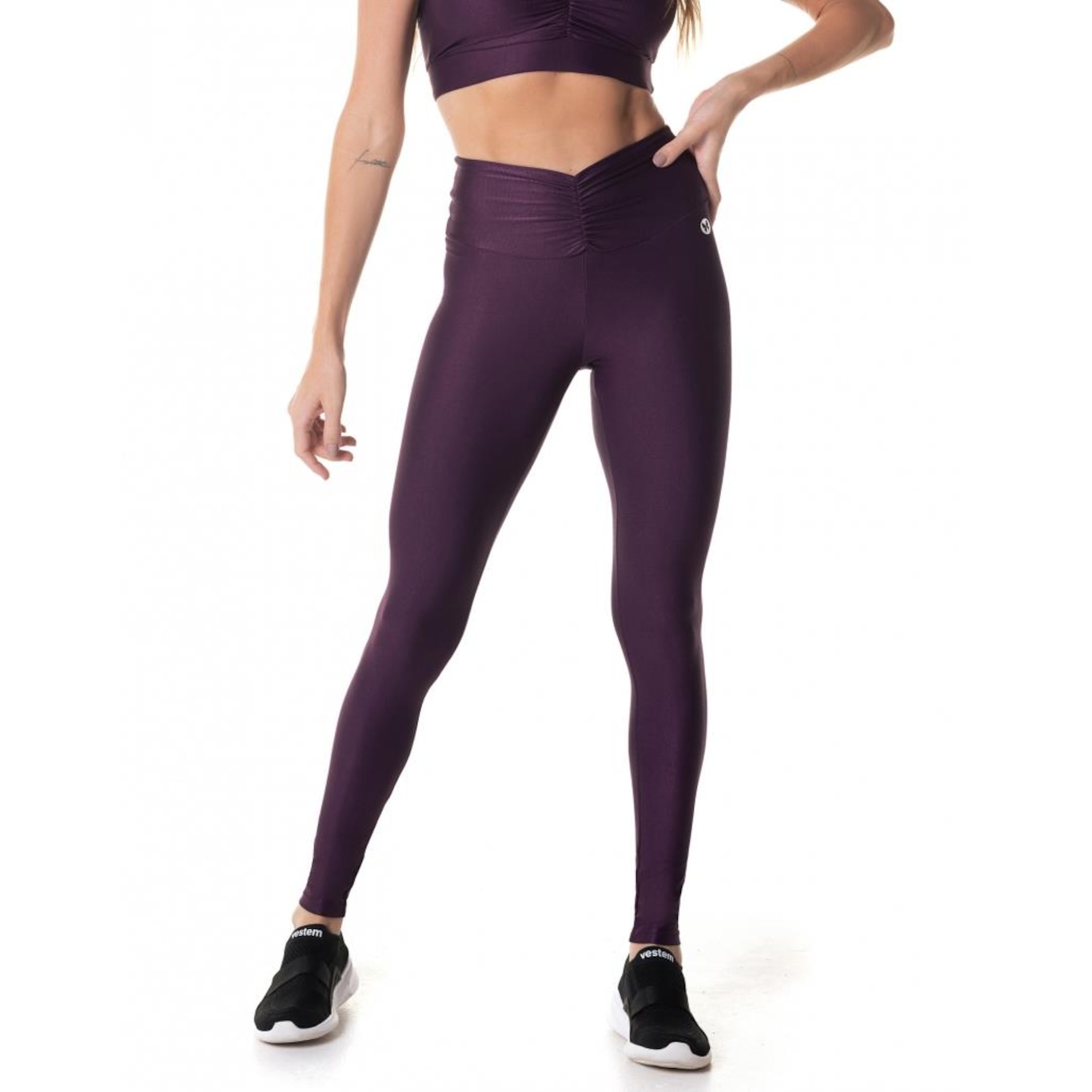 Calça Legging Vestem Fusô Cyber Acai Ii - Feminina - Foto 1