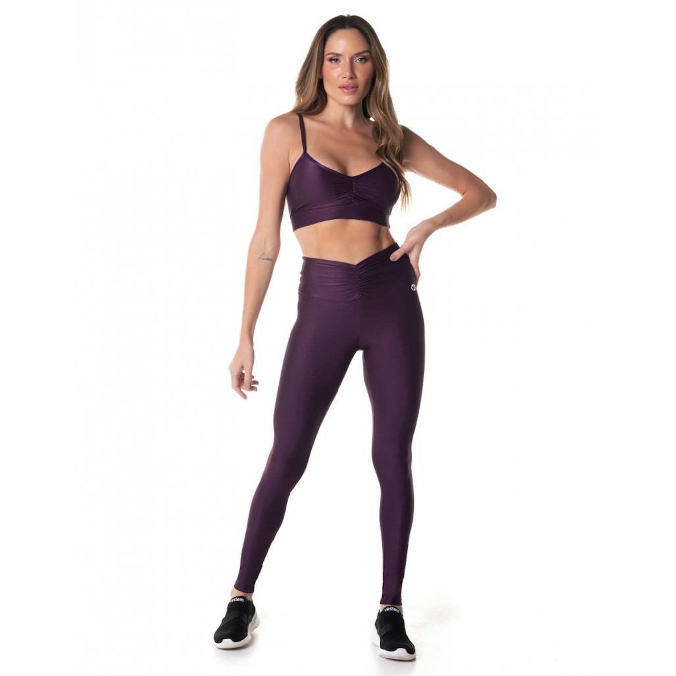 Calça Legging Vestem Fusô Cyber Acai Ii - Feminina - Foto 3