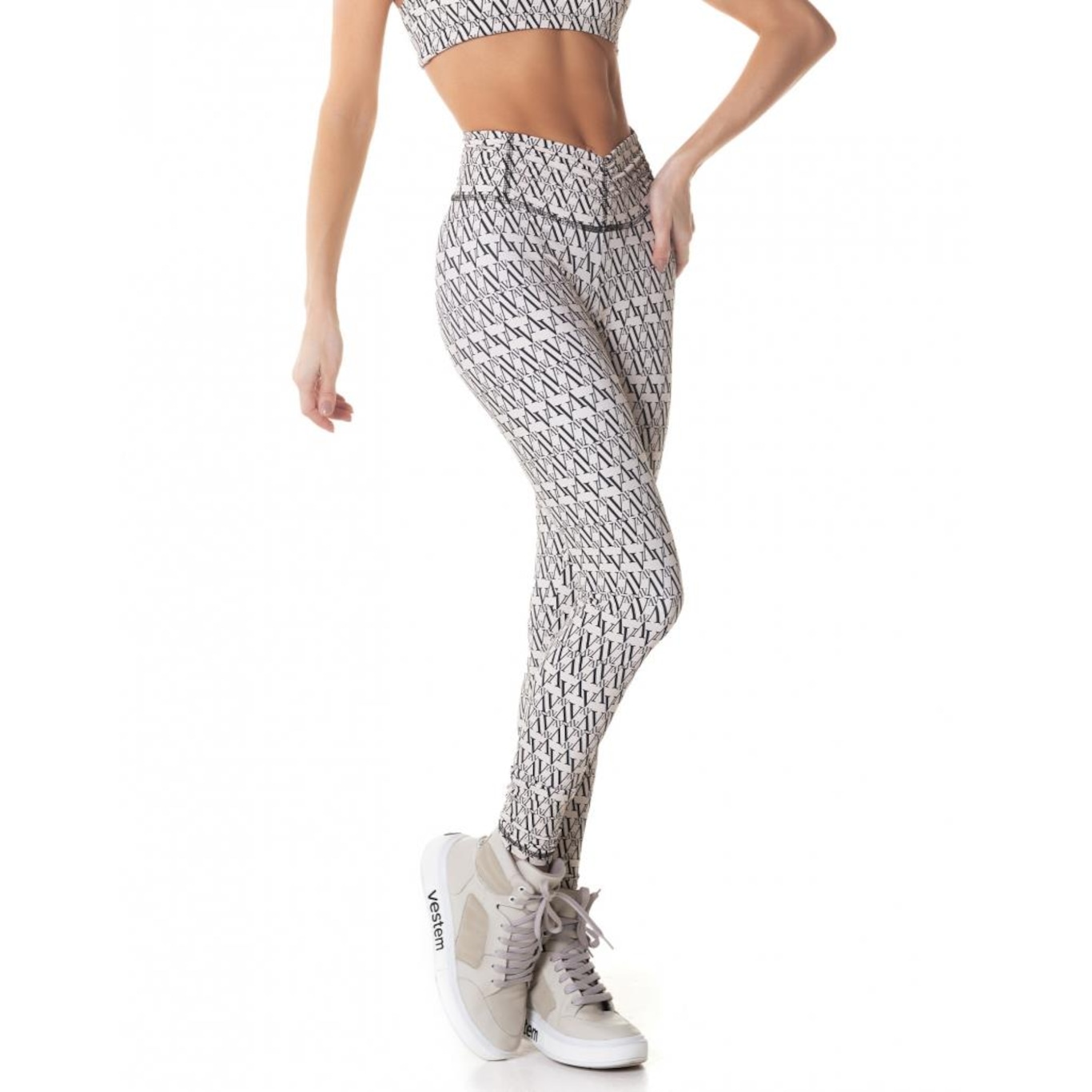 Calça Legging Vestem Fuso Virtual Forever - Feminina - Foto 1