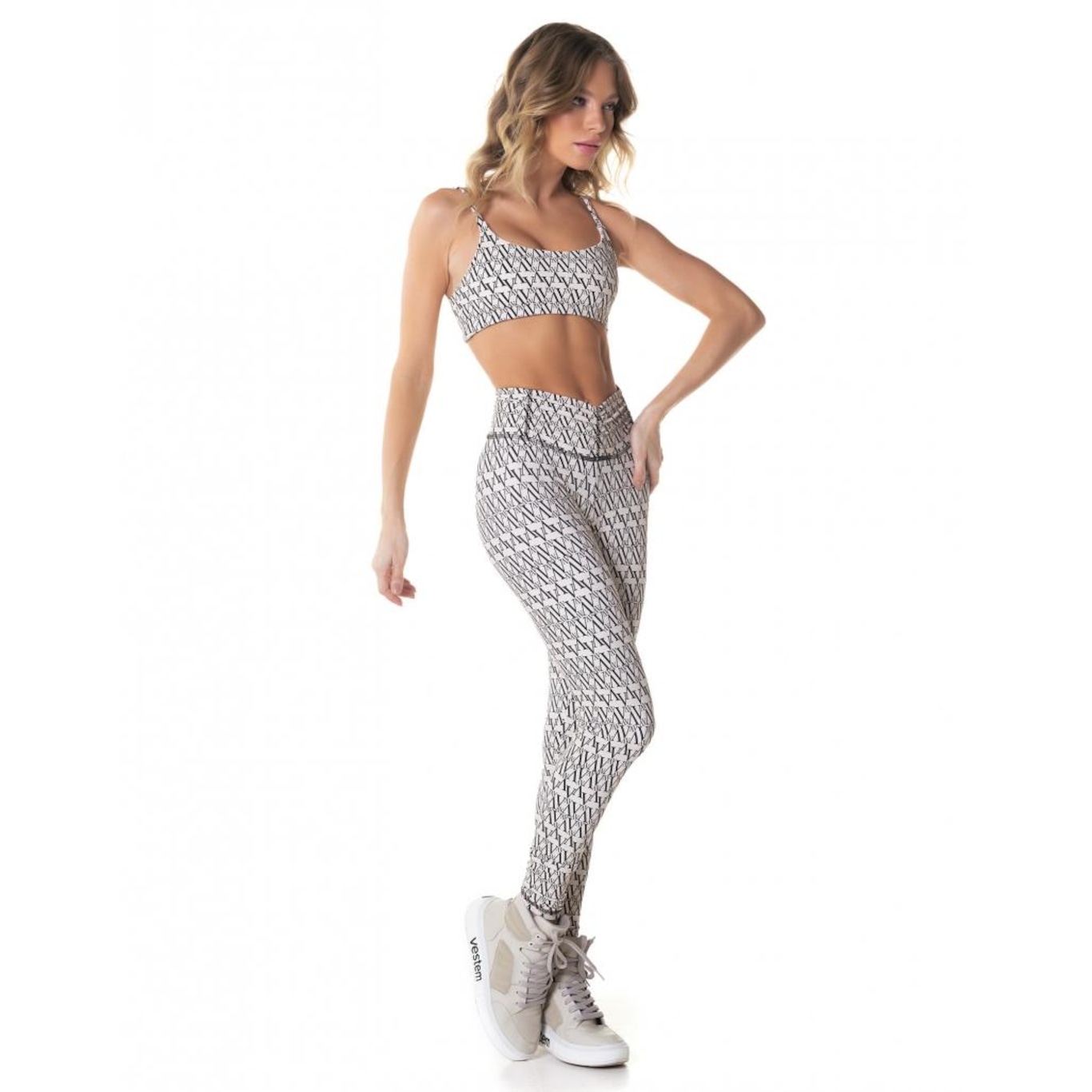 Calça Legging Vestem Fuso Virtual Forever - Feminina - Foto 3