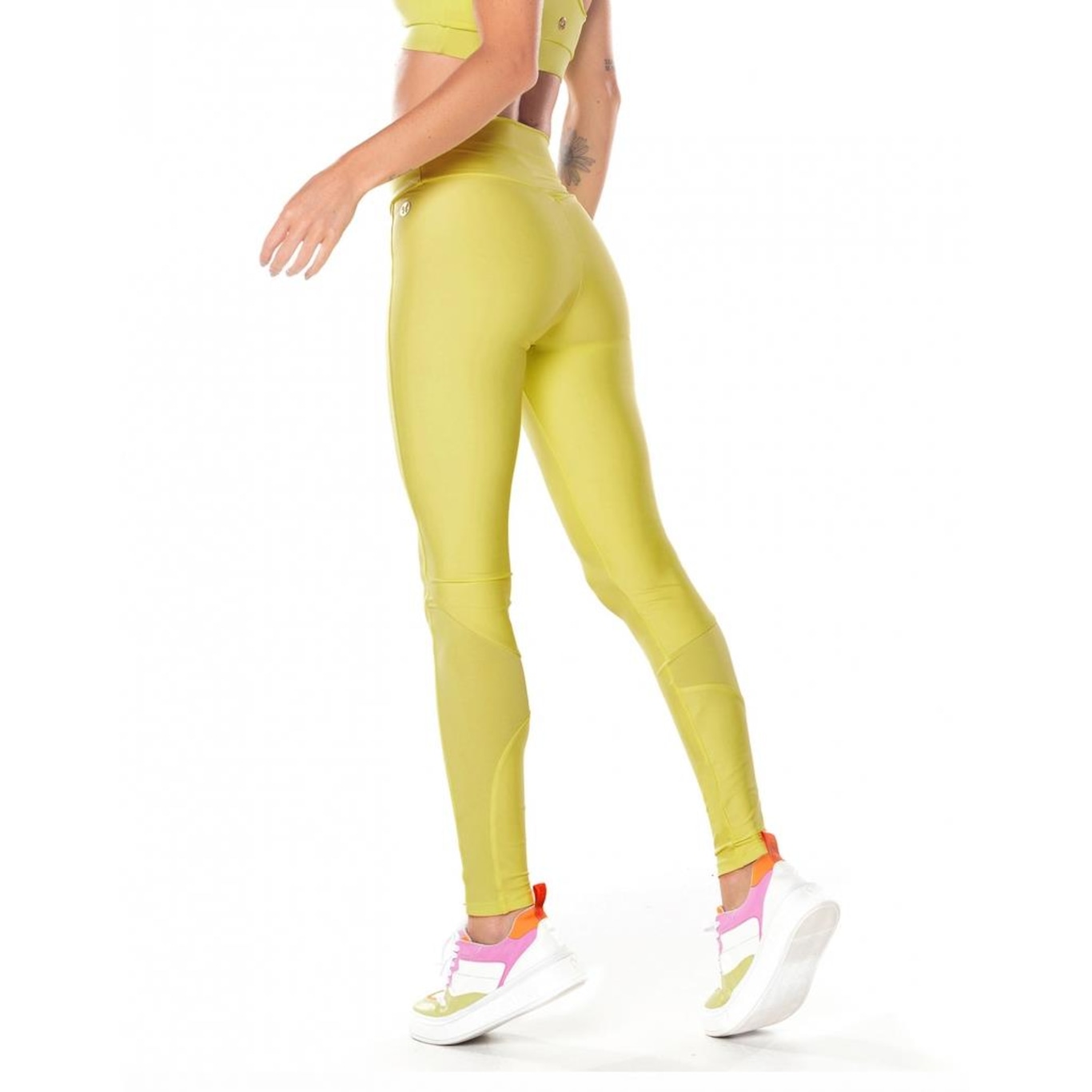 Calça Legging Fuso com Recortes Vestem Daisy - Feminina - Foto 2