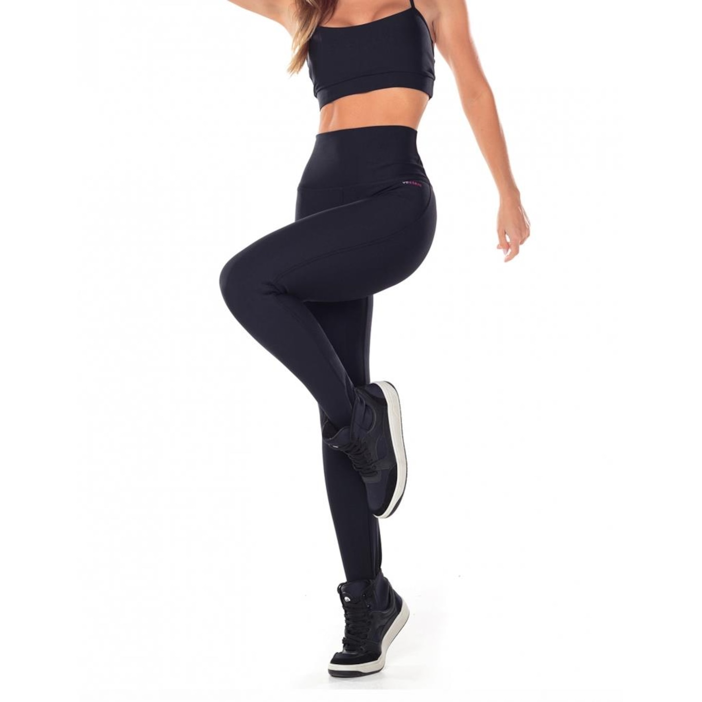 Calça Legging Fuso Sculpting Vestem Cosmic Preto Vestem - Foto 1