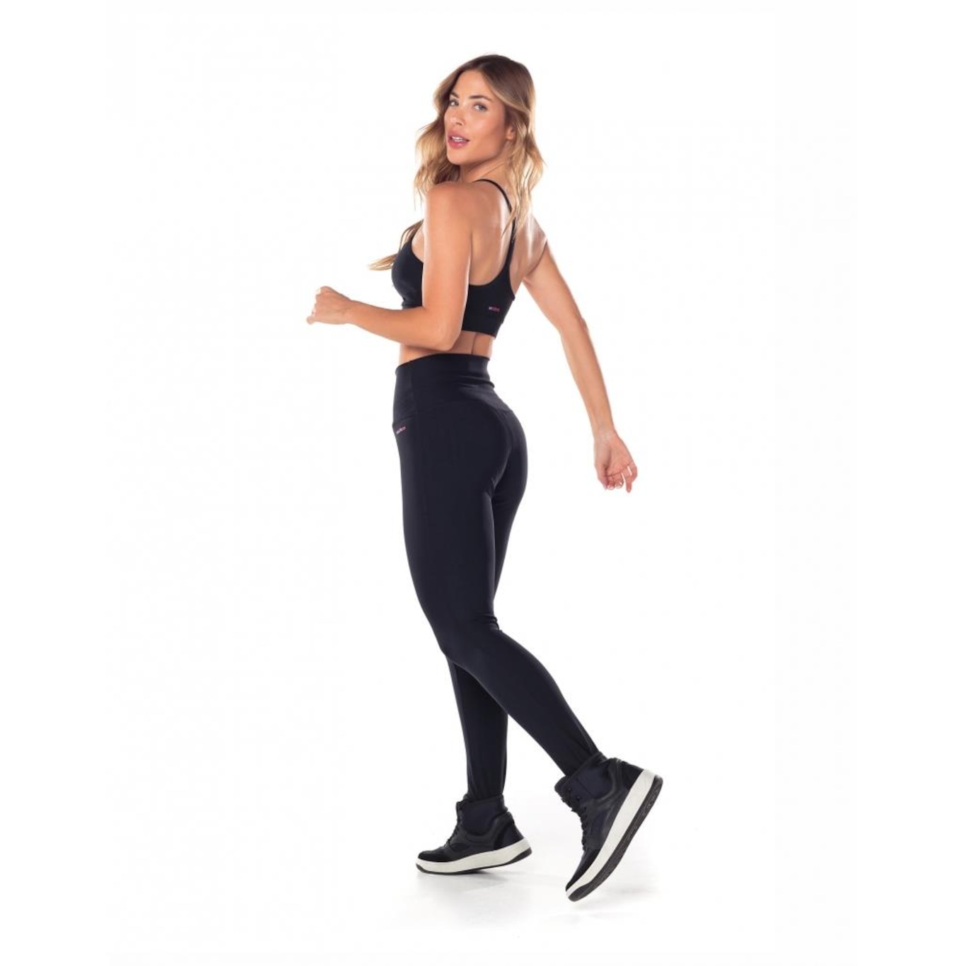 Calça Legging Fuso Sculpting Vestem Cosmic Preto Vestem - Foto 4