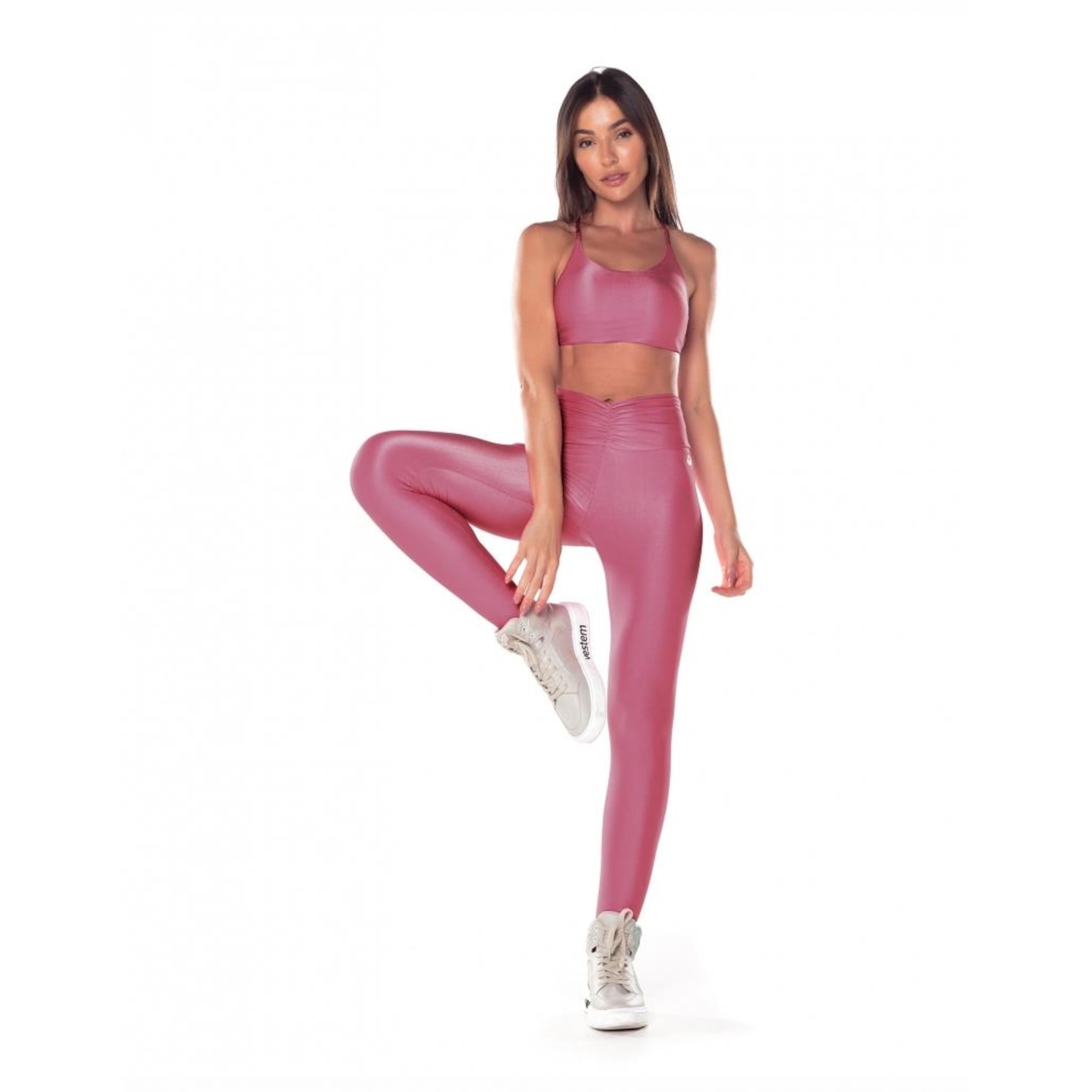 Calça Legging Fuso Chapa Vestem Barriga Lily - Feminina - Foto 3