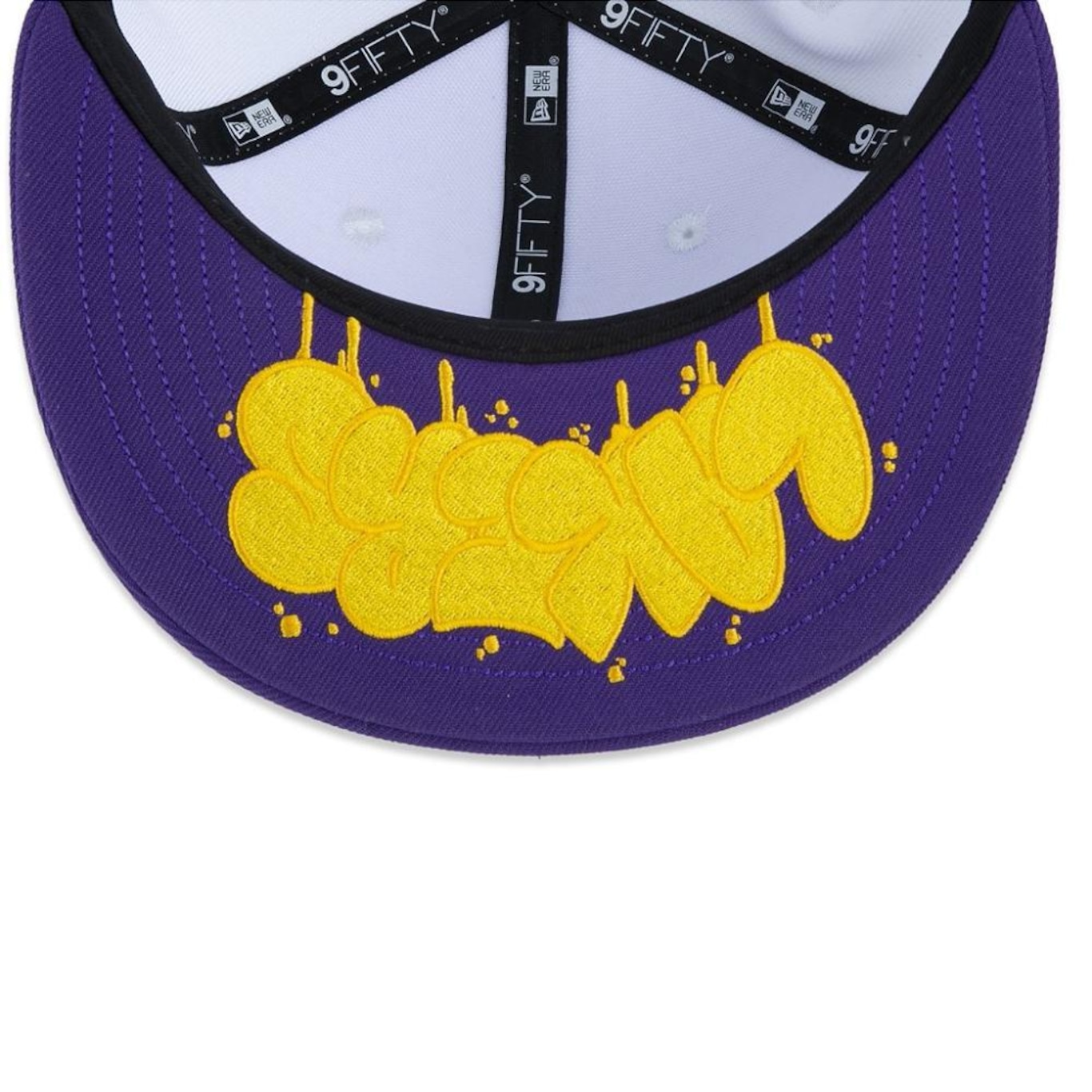 Boné Aba Reta New Era 950 Los Angeles Lakers World Of Logos - Snapback - Adulto - Foto 5