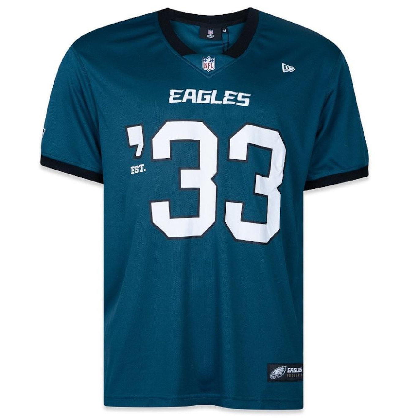 Camiseta Jersey New Era Philadelphia Eagles Core Masculina - Foto 1