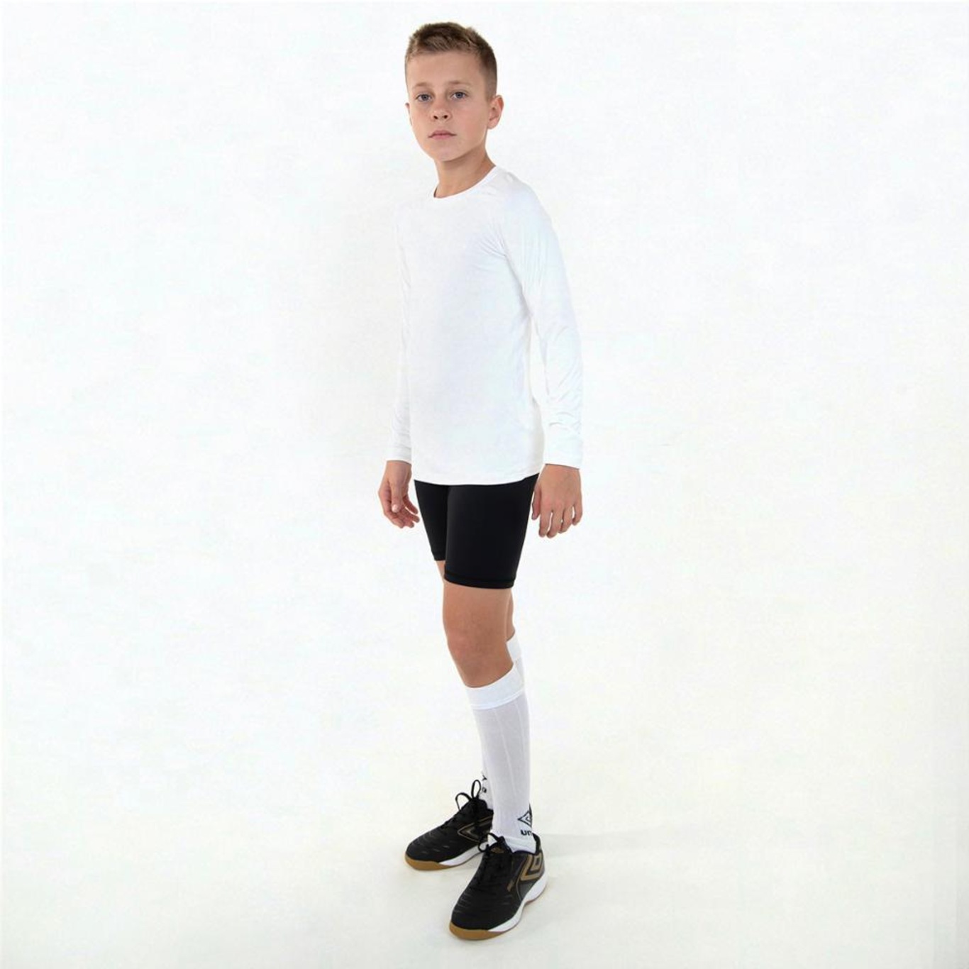 Camiseta Msanga Longa Umbro Térmica Light - Infantil - Foto 4