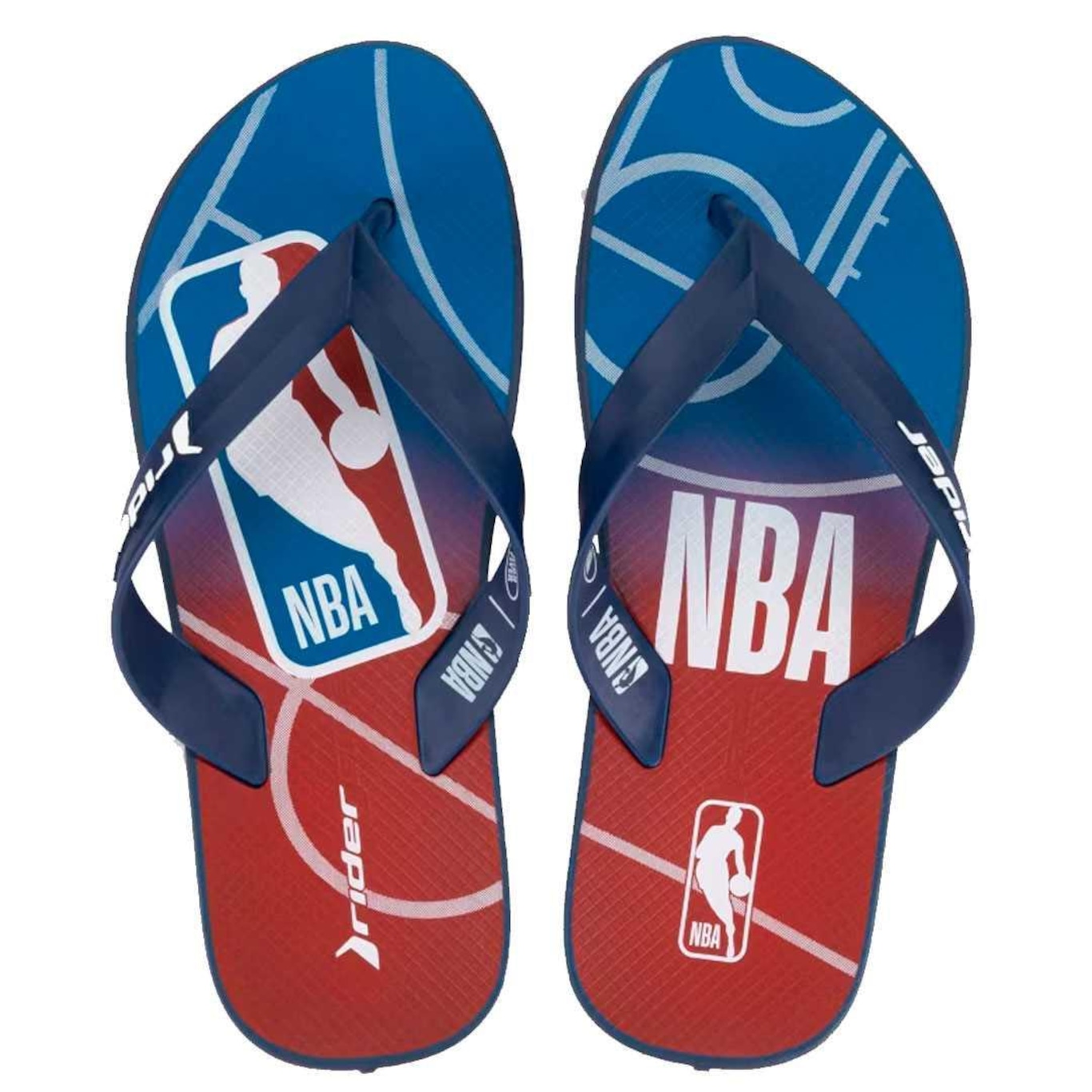 Chinelo Menino Basquete Nba Feel Dedo Rider 12379 - Foto 1