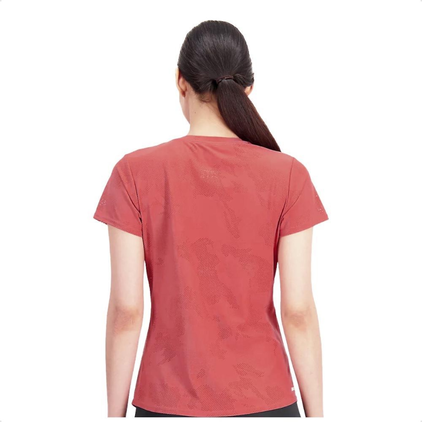 Camiseta New Balance Q Speed Jacquard Feminina - Foto 4