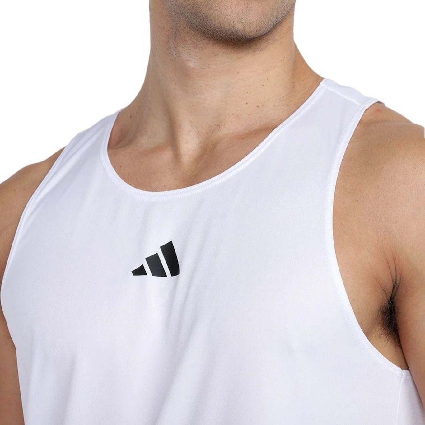 Camiseta Regata adidas Treino Basica - Masculina - Foto 3